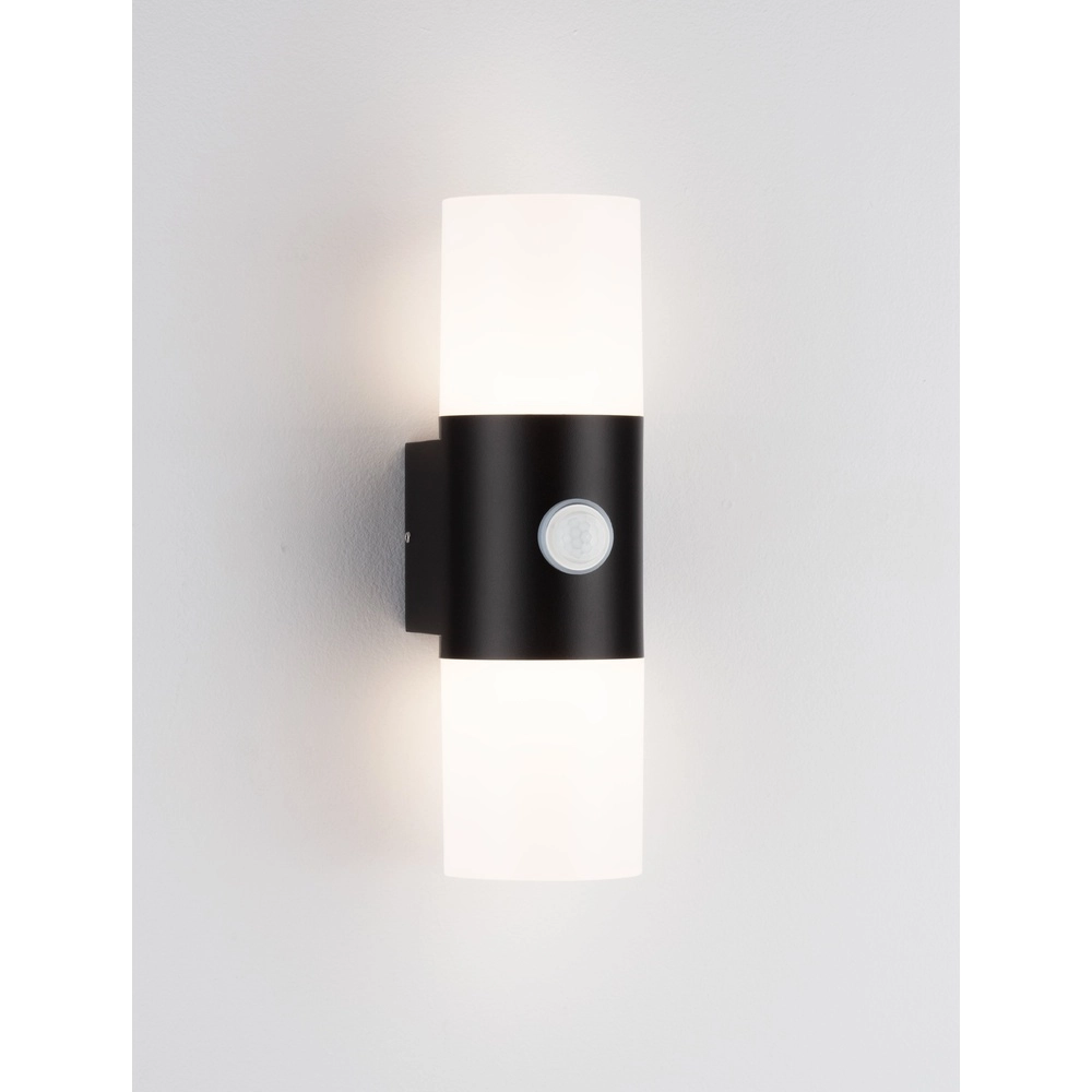 Design-Wandleuchte Paul Schwarz mit Sensor Lyora 5212017448255