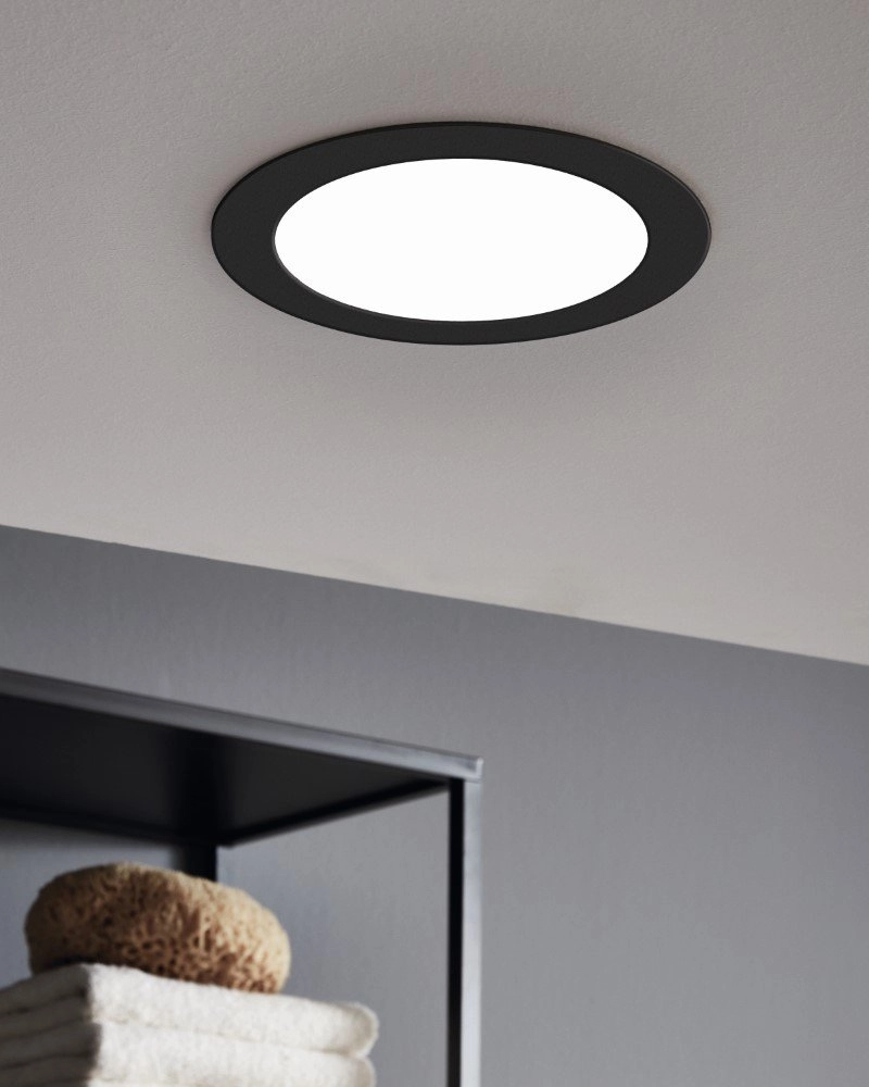 LED Downlighter Fueva 5 Ø 16,6 cm - 4000k schwarz Eglo 9002759991586