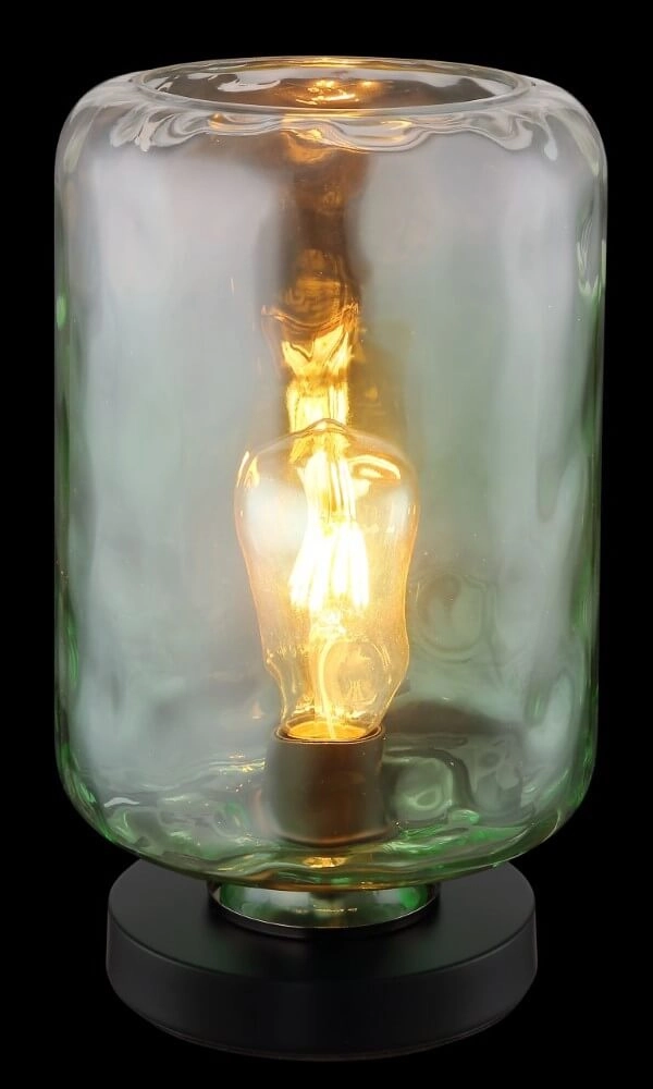 Designer-Tischlampe Darina grünes Glas Globo 9007371452521