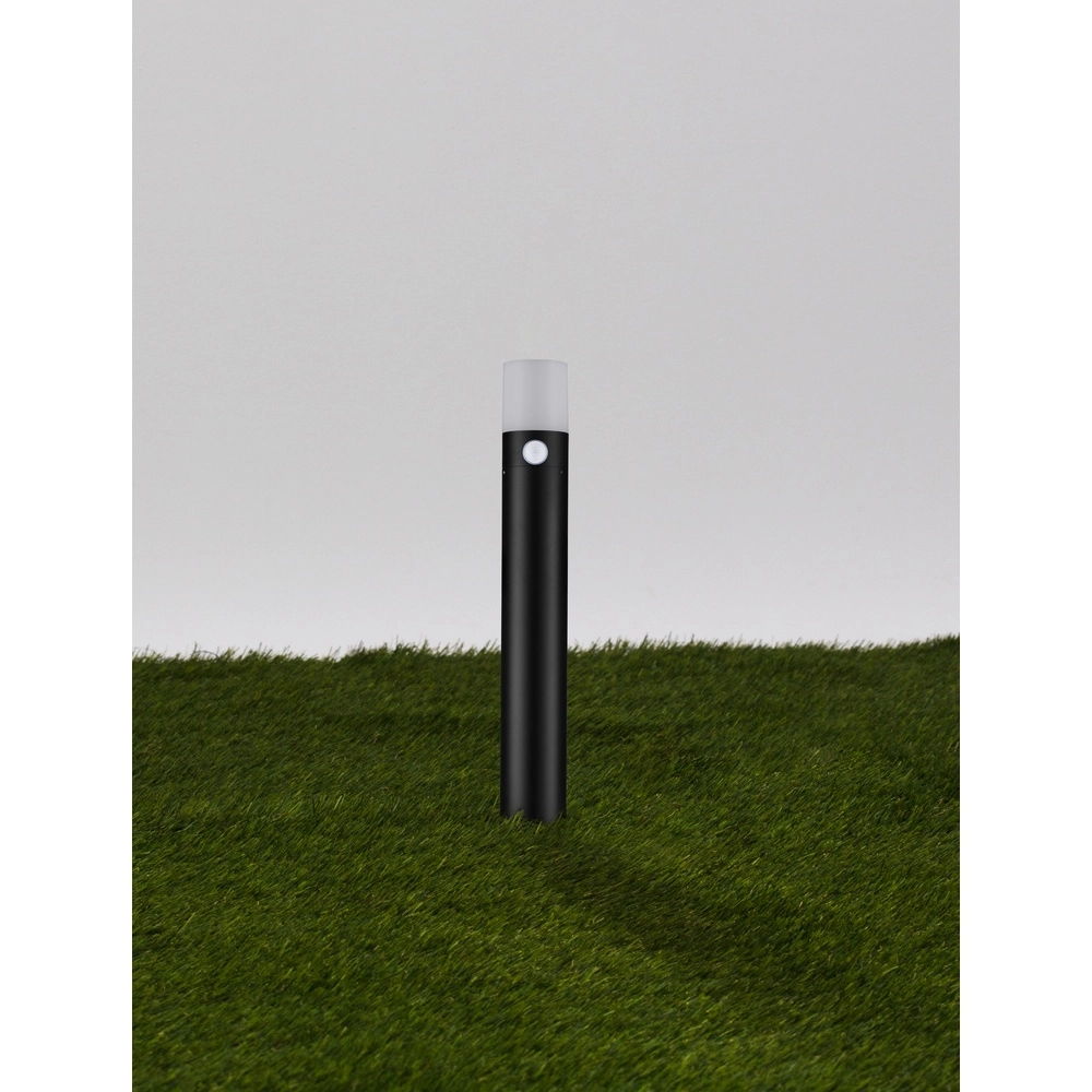 Design-Gartenleuchte Paul Schwarz mit Sensor Lyora 5212017448262