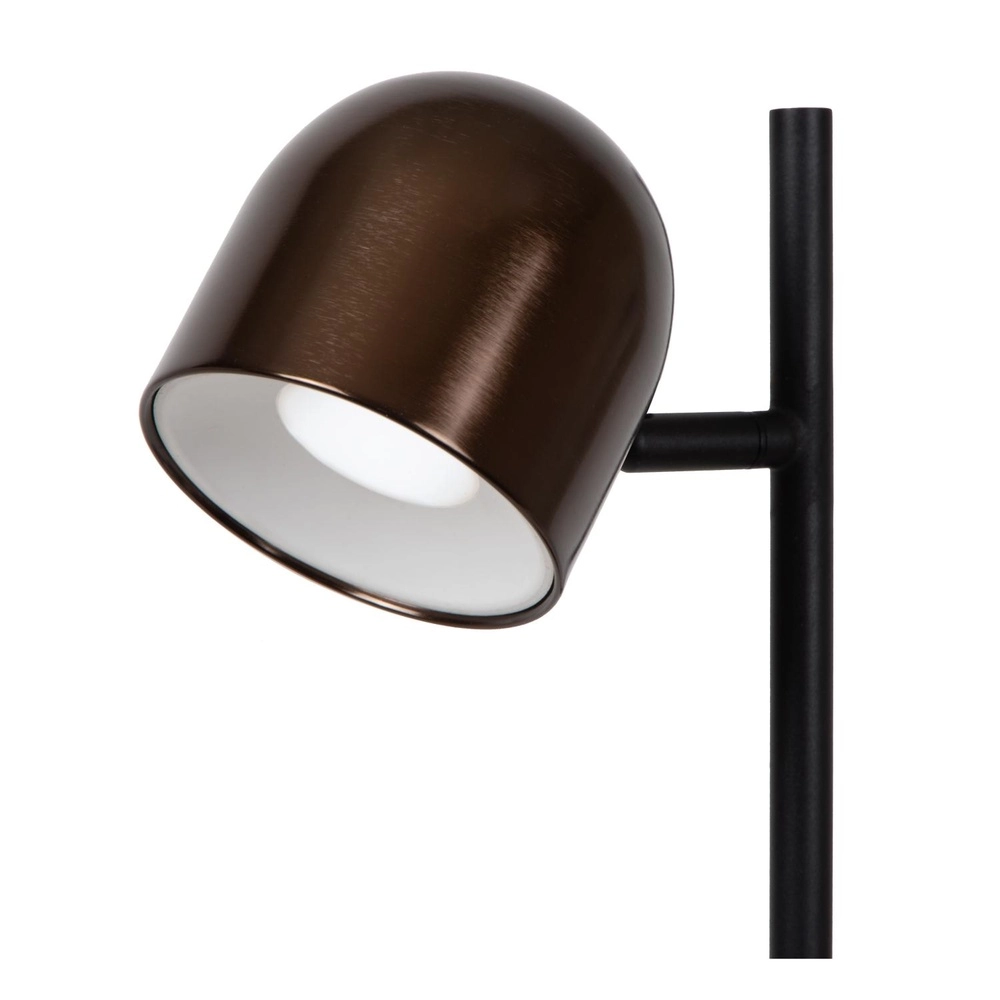 Wiederaufladbare Stehlampe Skanska Rech Kaffeebraun Lucide 5411212032171