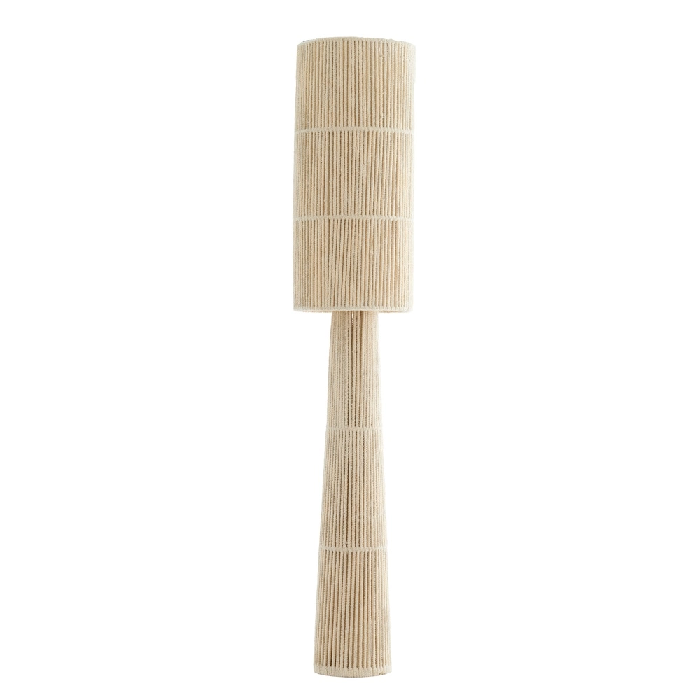 Sand-Bodenlampe Michiel 160 cm – Chenillecreme
