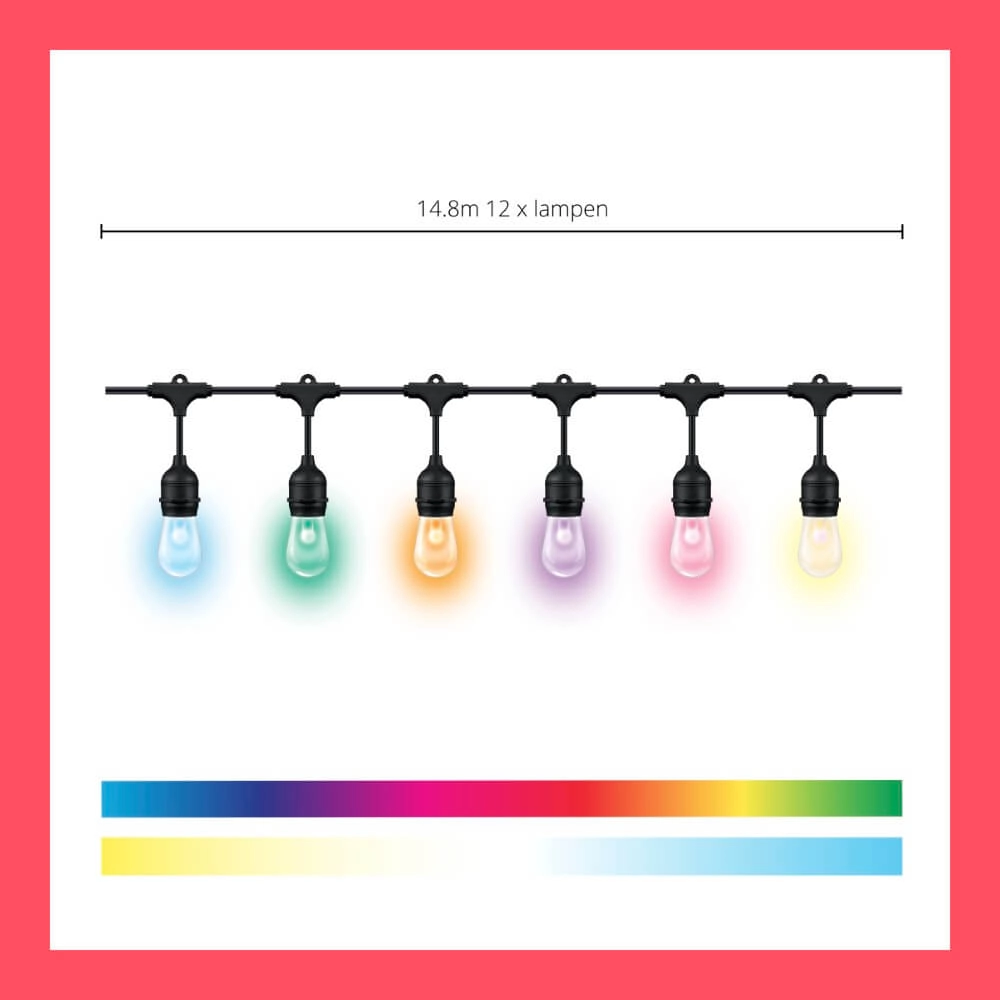 String Lights mit 12 smarten Stimmungslichtern WiZ 8719514554450