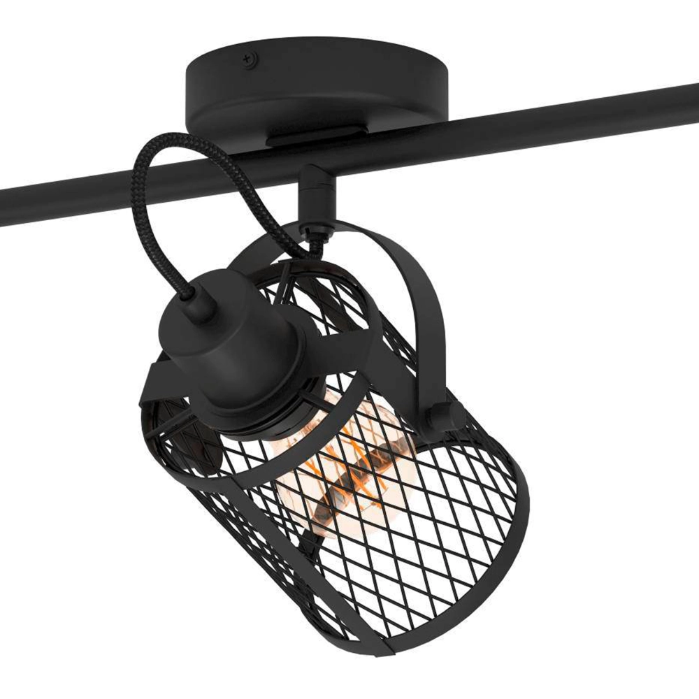 Deckenlampe Dellow 1 schwarz 3-flammig Eglo 9002759312459