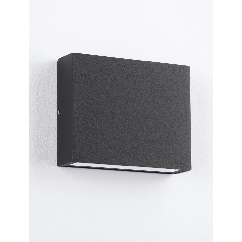 Schlanker Wandstrahler Tick Up- und Downlight schwarz Lyora 5212017453631