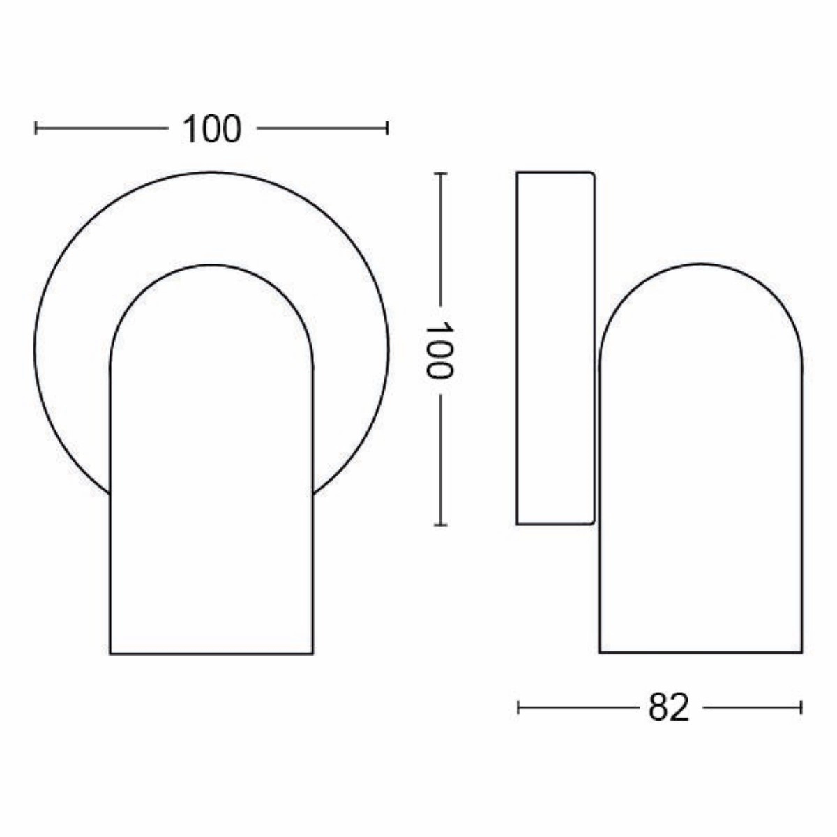 Spotlampe Pongee Weiß Philips 8718696164761