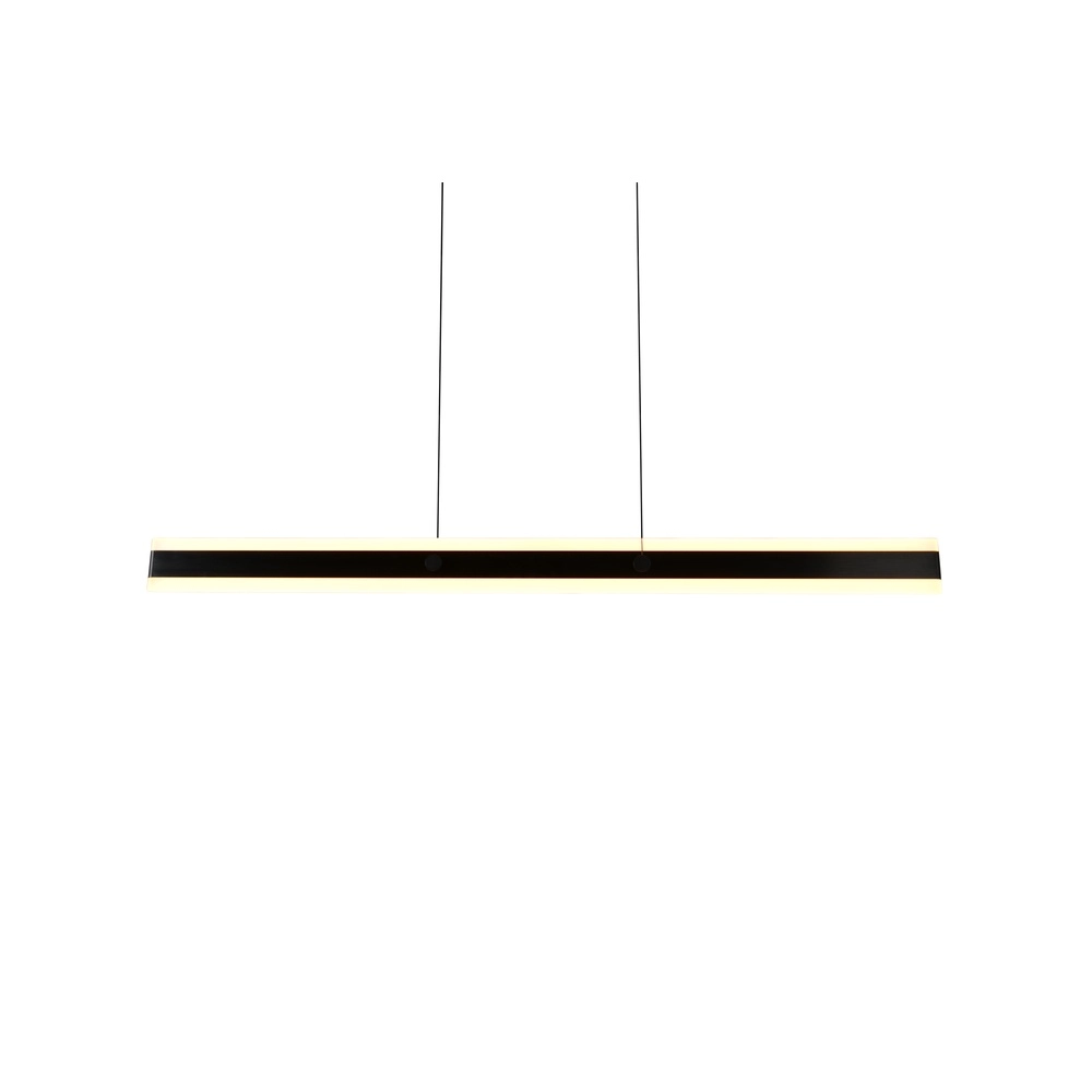 Moderne Pendelleuchte Arcola 115cm schwarz Trio 4017807661972