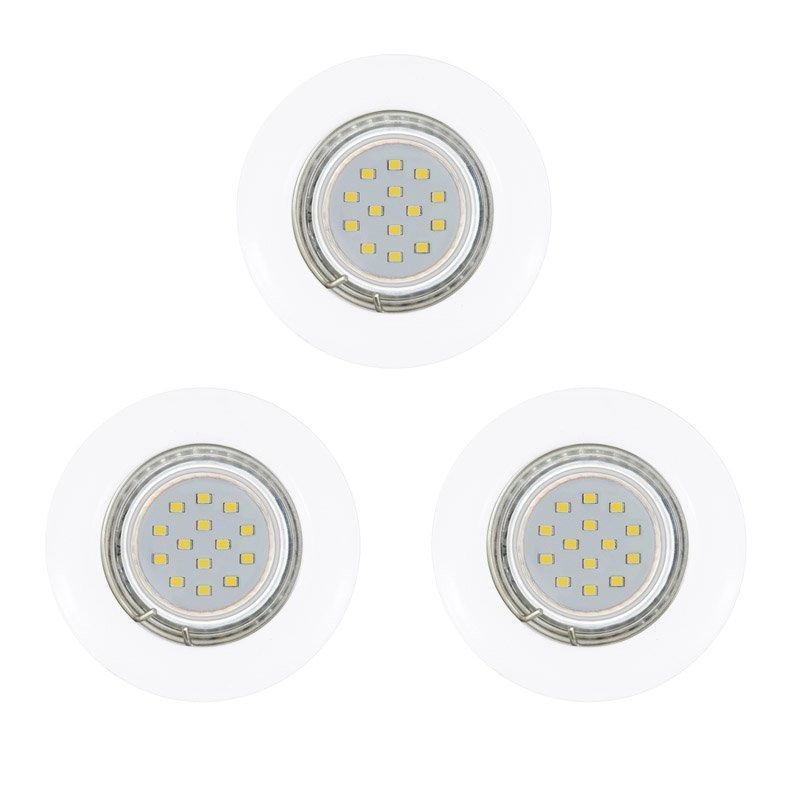 LED-Spot Peneto Round 7,8 cm Set von 3 weiß