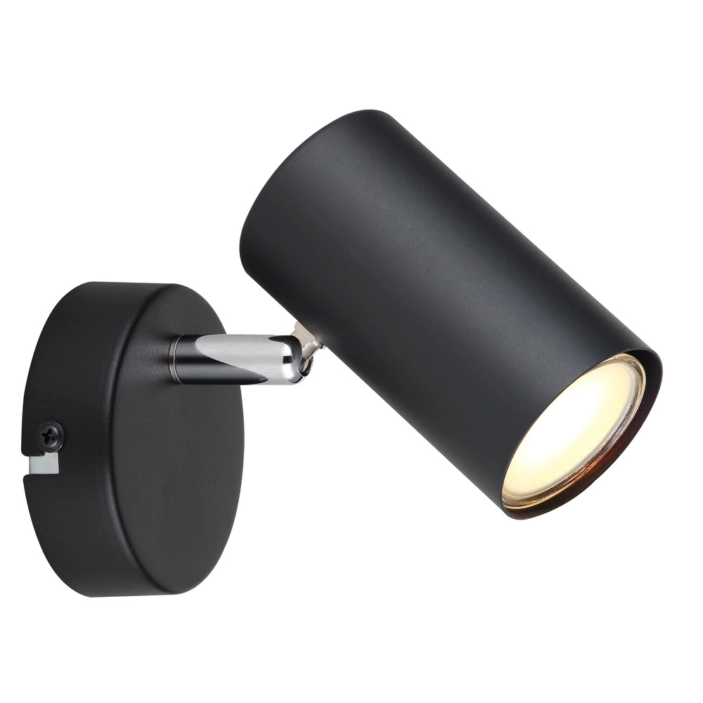 Wandlampe Allvi Schwarz