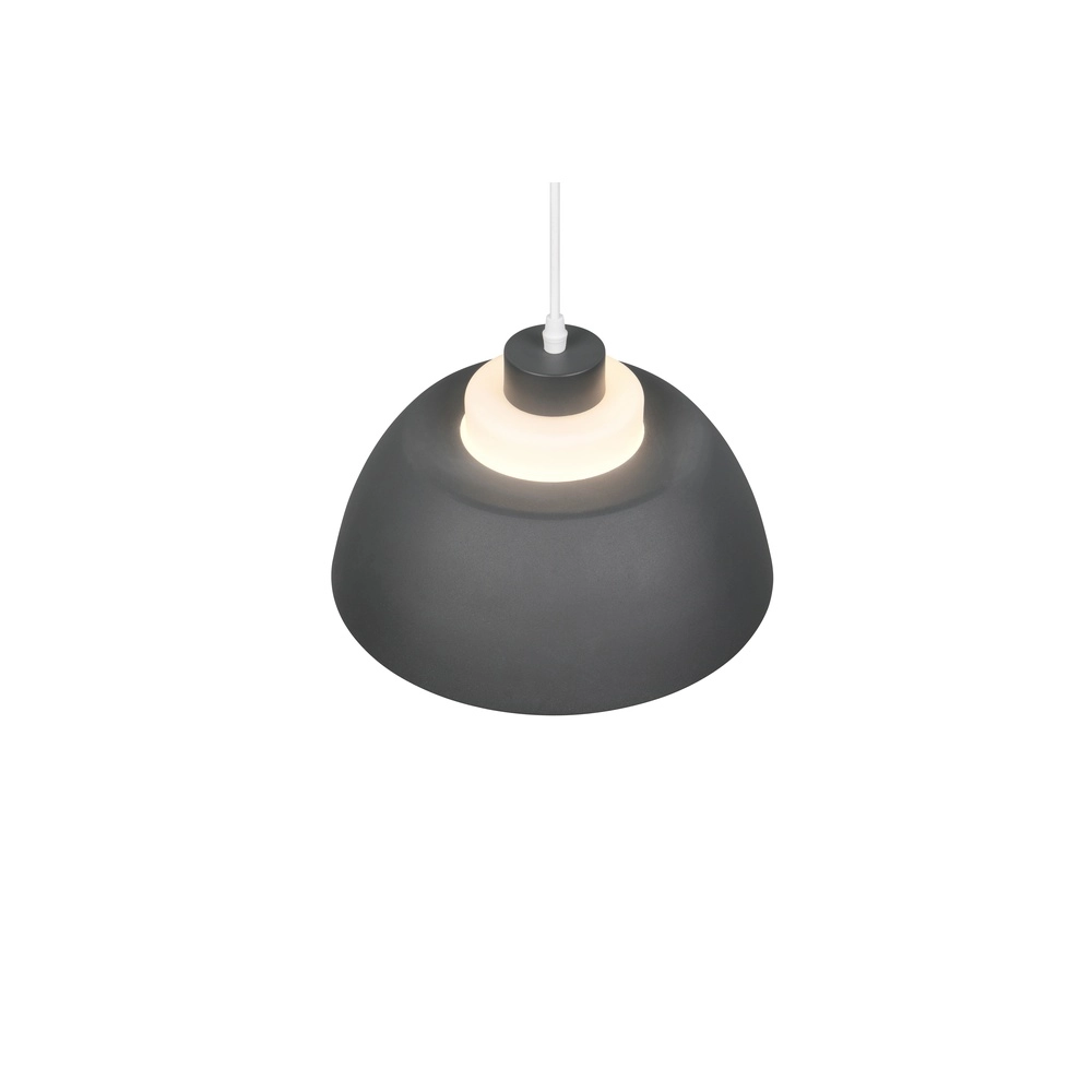 Design-Pendellampe Tilos Anthrazit Ø 30 cm Trio 4017807682434