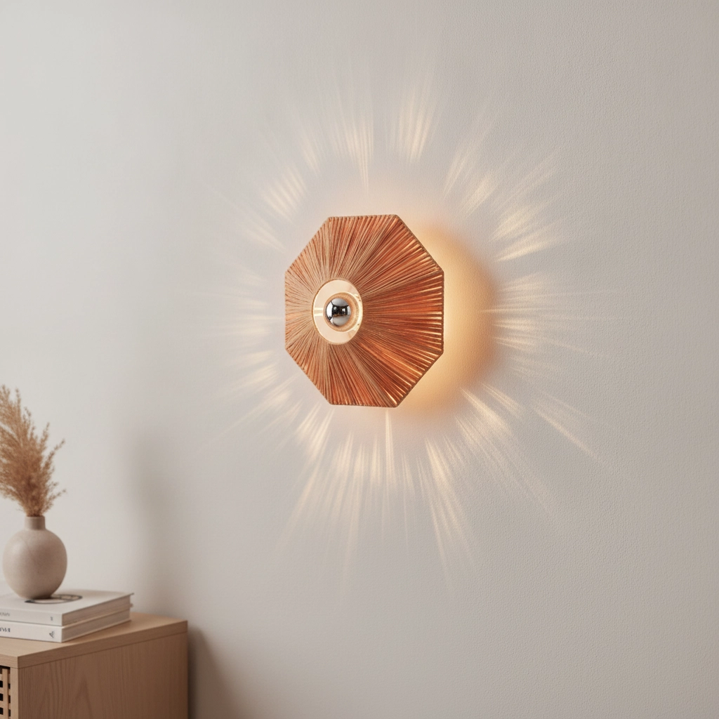 Wandlampe Elvio Terrakotta Ø 30 cm