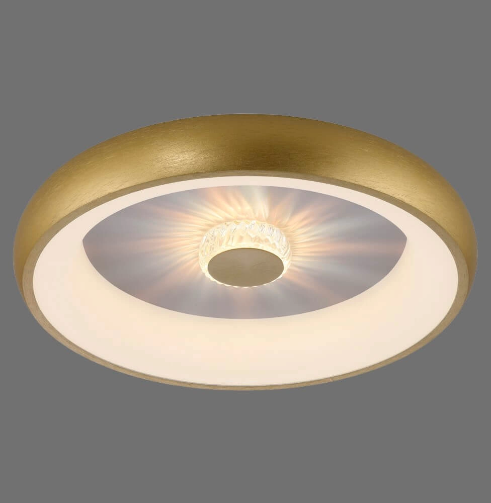 Runde Deckenleuchte Vertigo Messing Ø 46,5cm Just Light 4043689994716