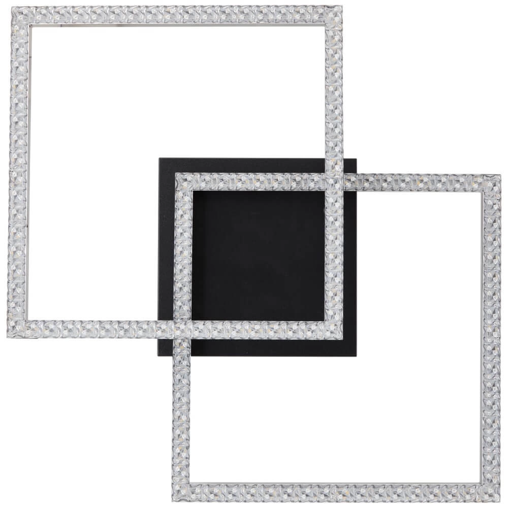 Schwarze Deckenleuchte Ranni 2700lm Brilliant 4004353442131