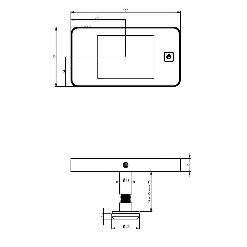 Digital Doorcamera DDV Intersteel 8714186353066