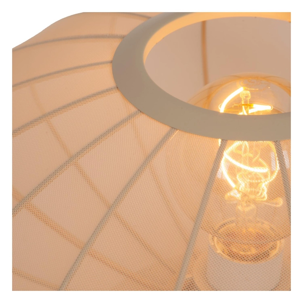 Tischlampe Corina sandbraun Ø 40 cm Lucide 5411212032058