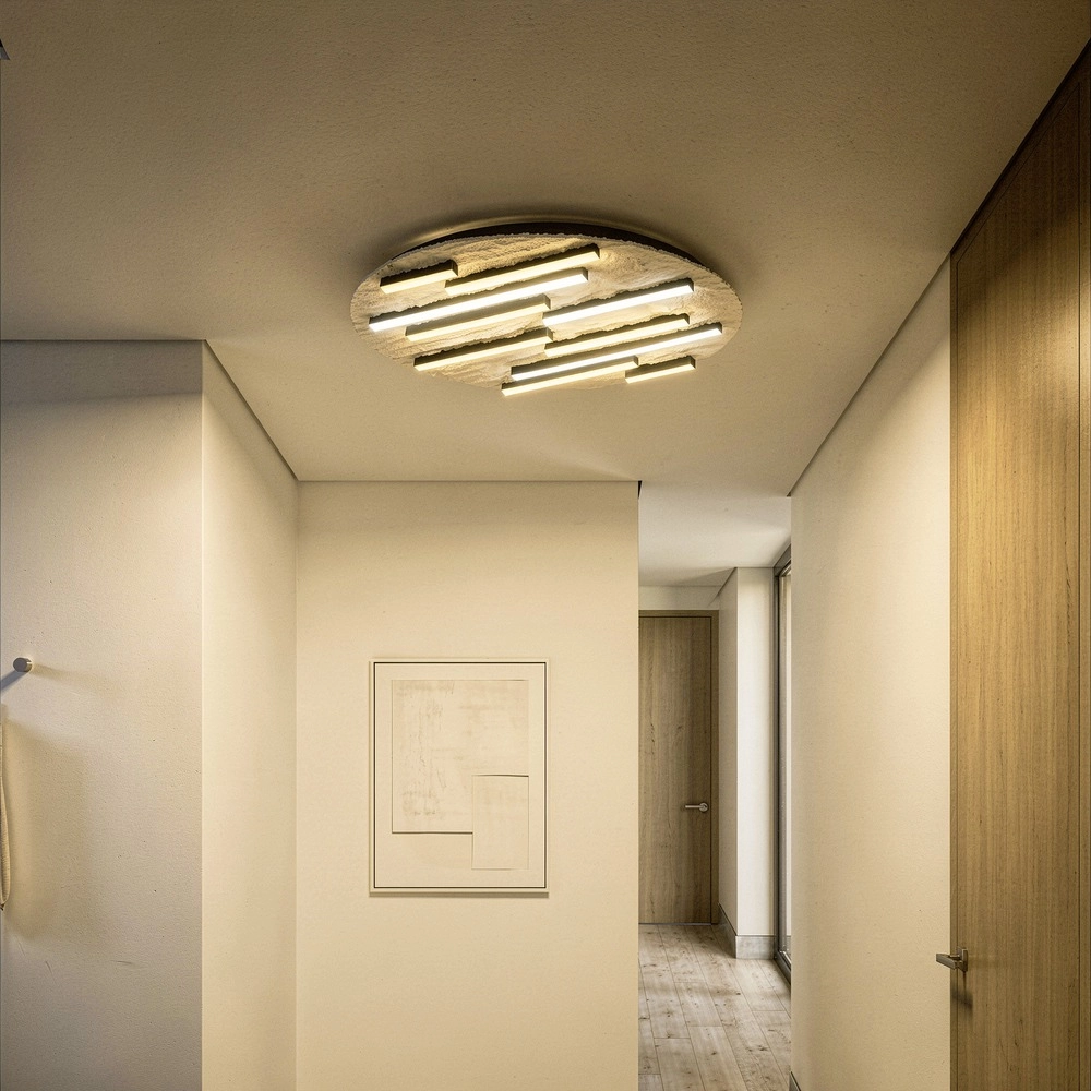Deckenlampe Campomarino sandbraun Ø 48 cm Eglo 9008606409082
