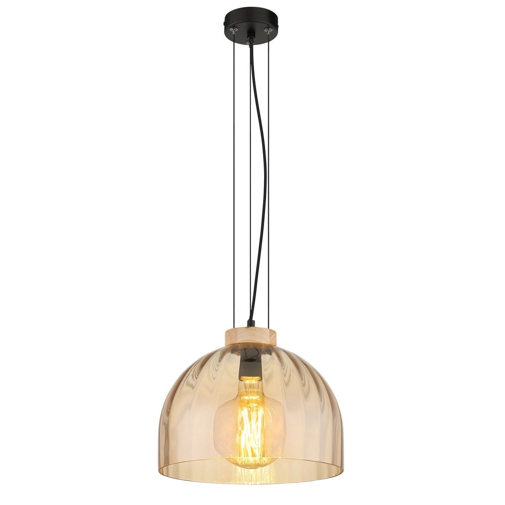 Pendellampe Swanson schwarz Ø 30cm