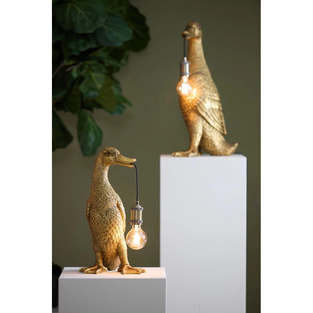 Tischlampe Duck Entenbronze 48,5 cm Light & Living 8717807675561