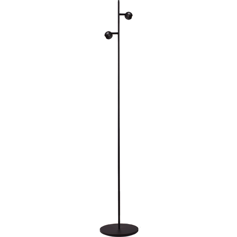 2-Licht Stehlampe Talana Schwarz