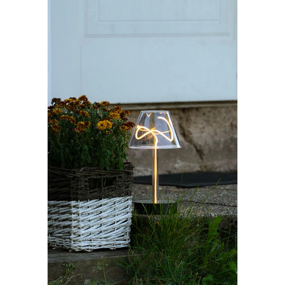 Einzigartige Tischlampe Edison Design wiederaufladbar KonstSmide 7318300030393