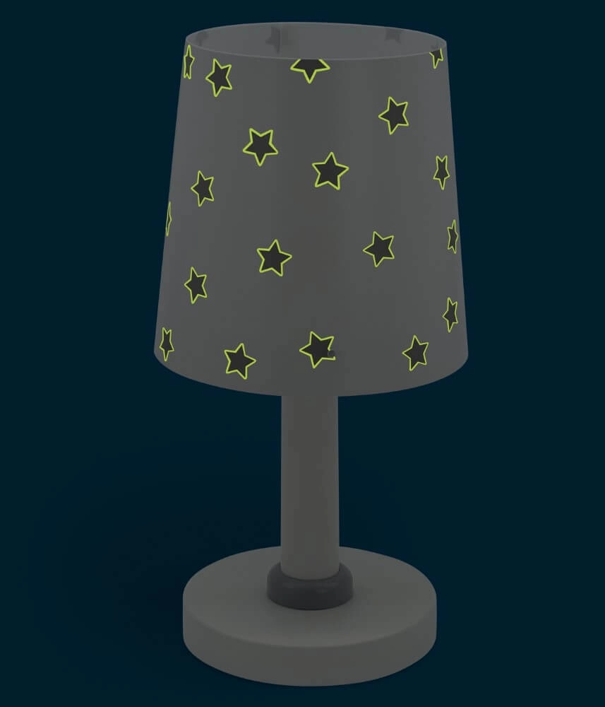 Kinderzimmer-Tischlampe Star Light sanftes Grau Dalber 8420406001395