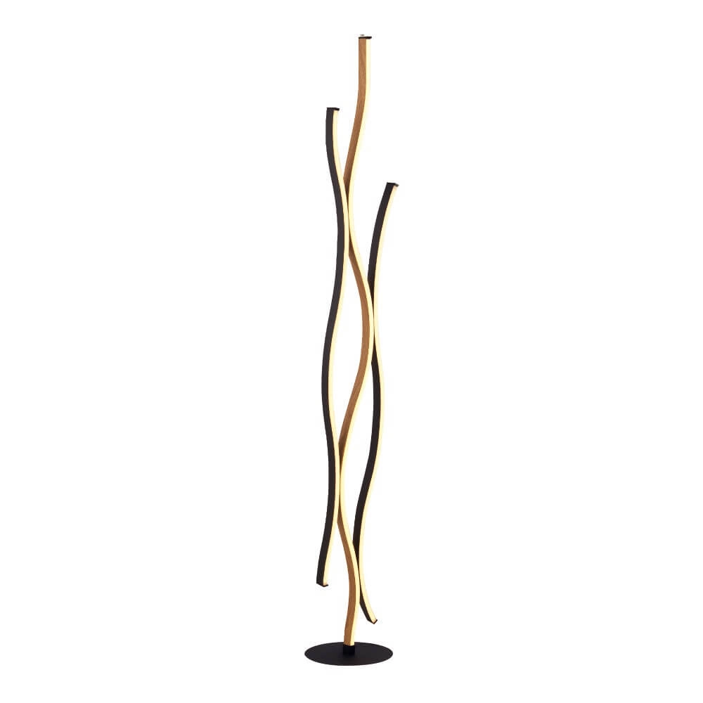 Schlanke LED-Stehleuchte Bloom