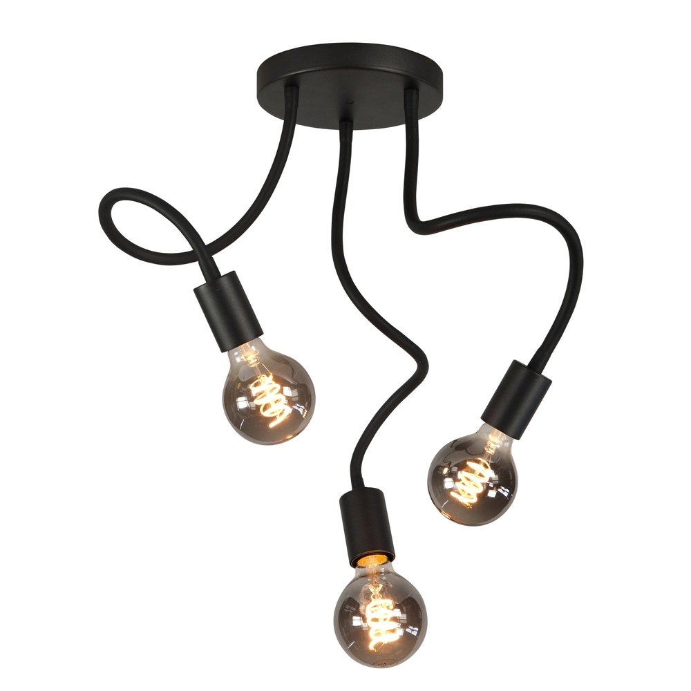Design-Deckenleuchte Flex schwarz 3-flammig Highlight 8718379039829