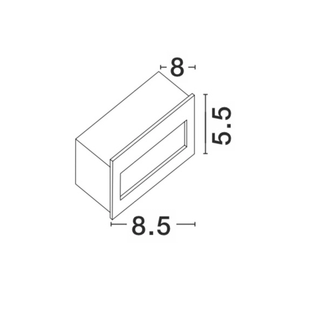 Einbauleuchte Krypton weiß 8,5cm Lyora 5212017409348