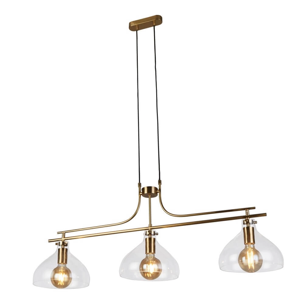 Hängelampe mit 3 Leuchten Margarita Gold Searchlight 5053423243085