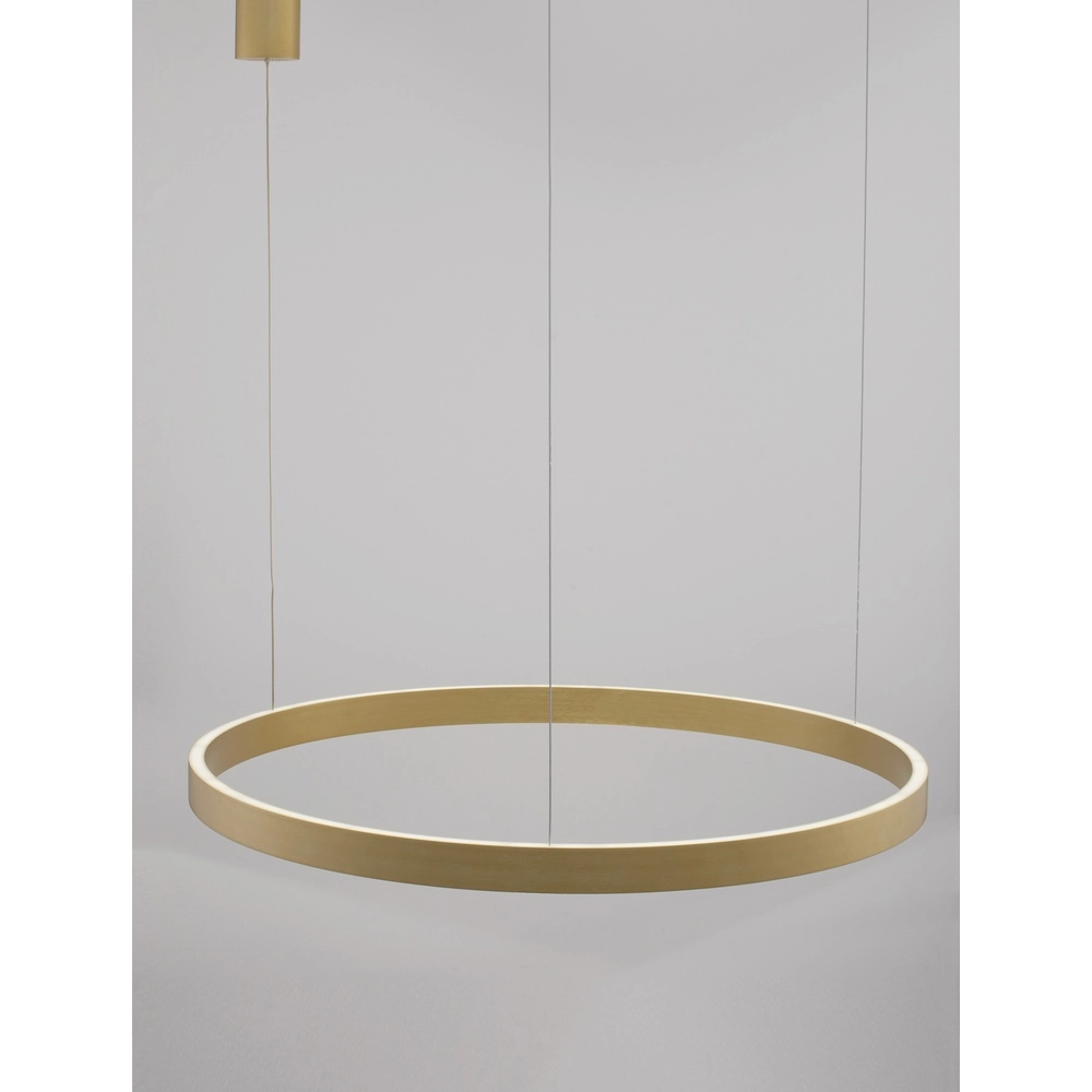 Goldene Pendelleuchte Elowen Ausführung Ø 80cm Lyora 5212017439109