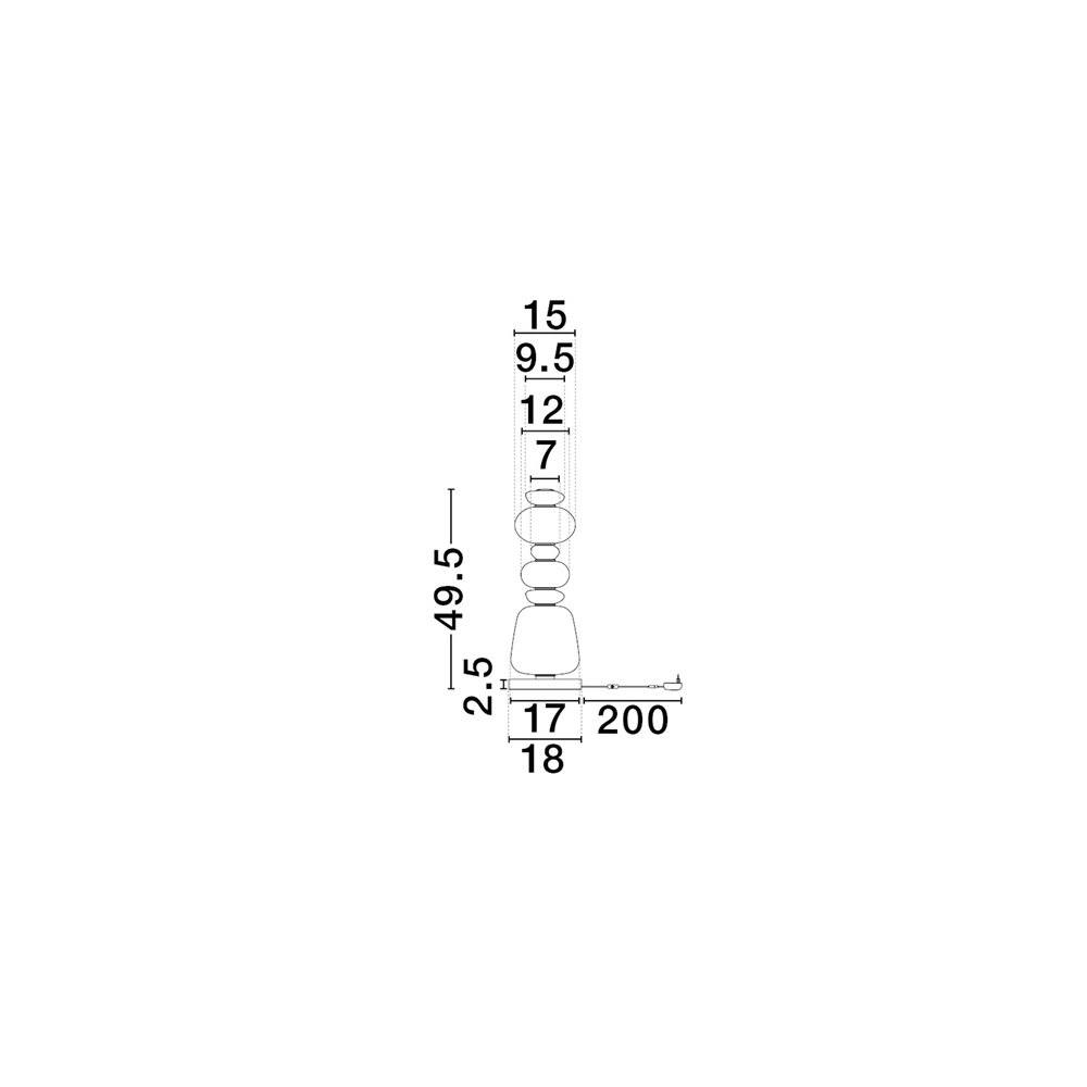 Tischlampe Palo Mehrere Farben Lyora 5212017483782