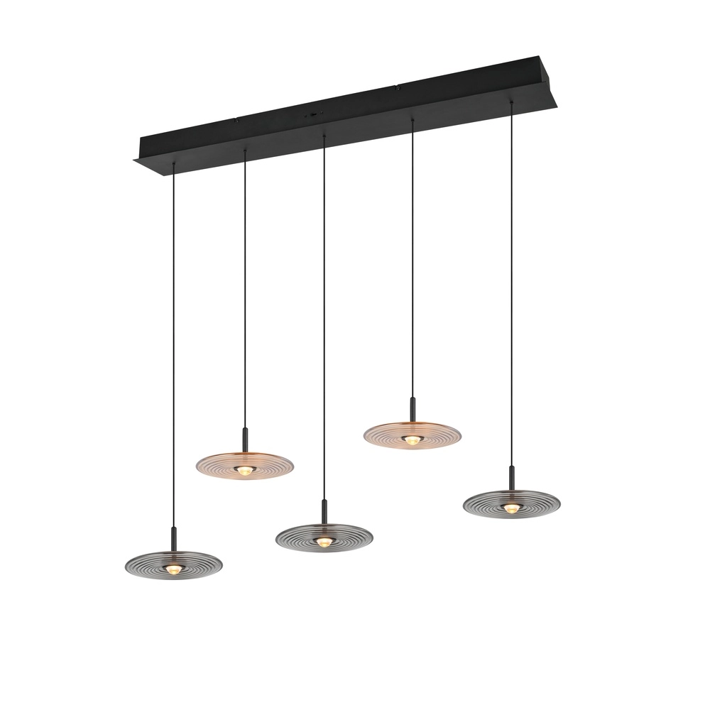 Design-Pendellampe Sirena 5-Licht