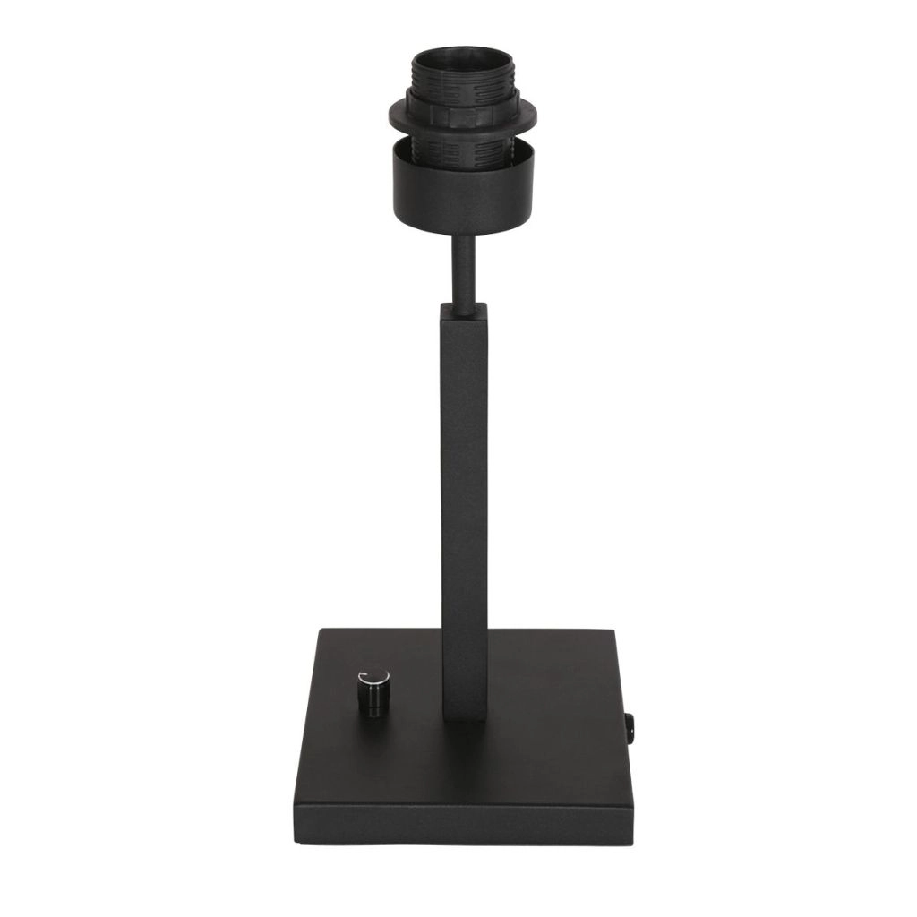 Schwarze Tischlampe Stang mit Korkkappe Ø20 cm Steinhauer 8712746180541