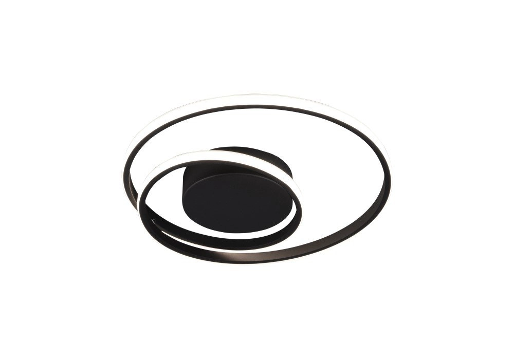 Deckenleuchte Zibal Ø 39 cm schwarz
