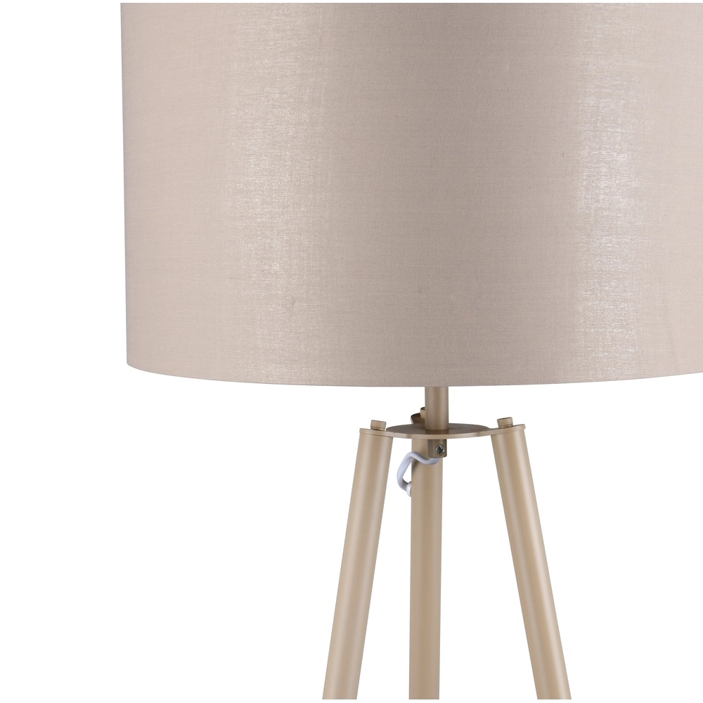 Stehlampe Colette Sandbraun Trio 4017807715422