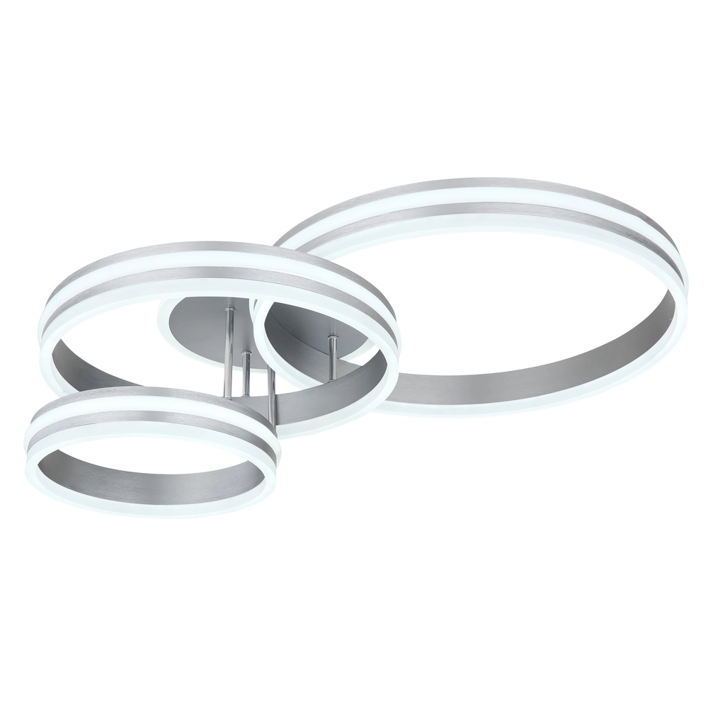 Deckenlampe Rubio Graue 3 Ringe Globo 9007371425914