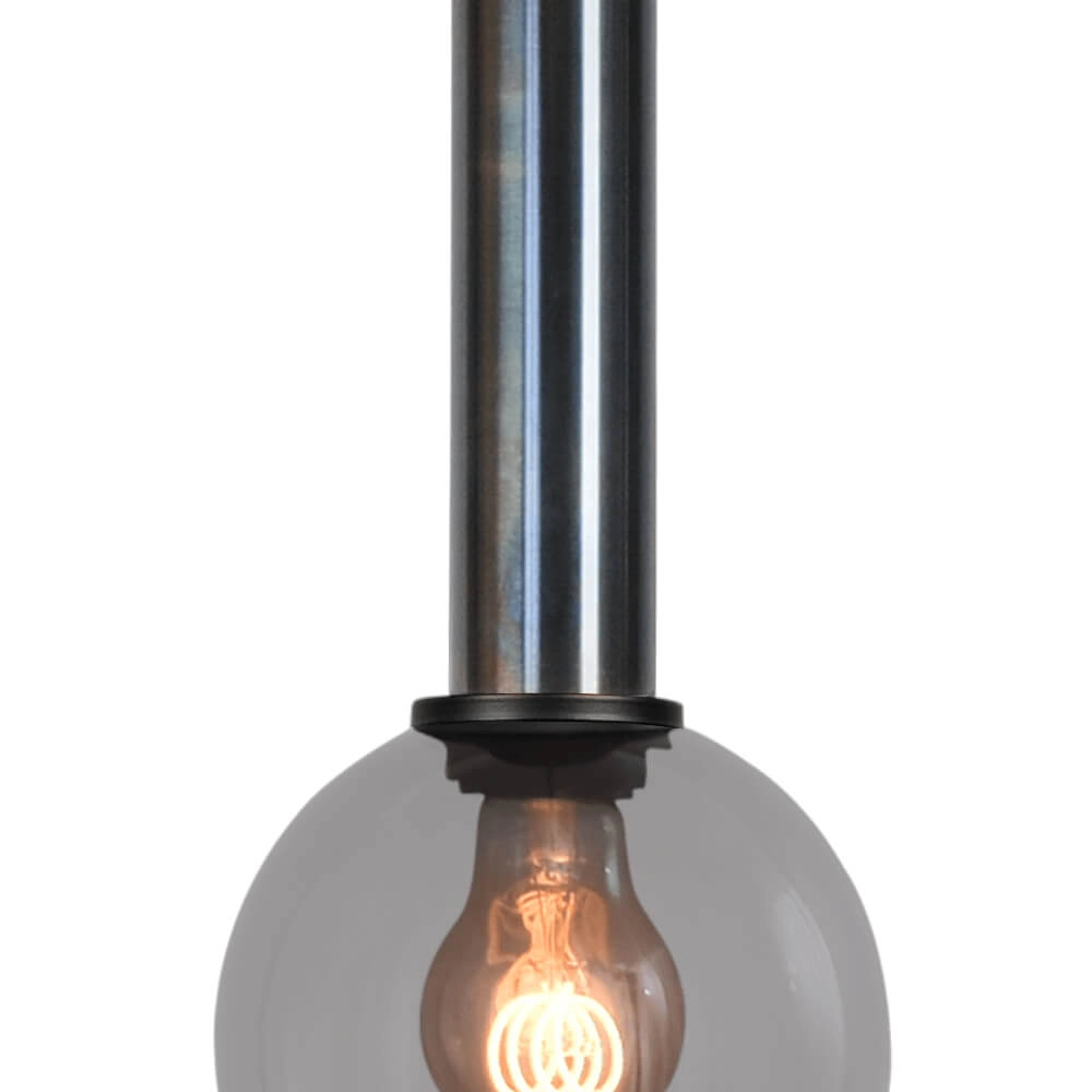 Hängelampe Ø 15cm Bella 2 Gesprenkeltes Öl mit Rauchglas Masterlight 8718121334196