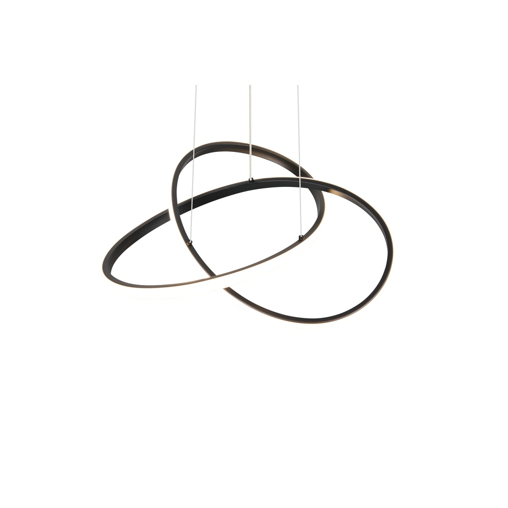 Design-Pendellampe Mansa Schwarz Trio 4017807682144