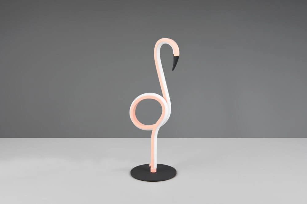 Rosafarbene Flamingo-LED-Tischlampe Ingo Trio 4017807613704