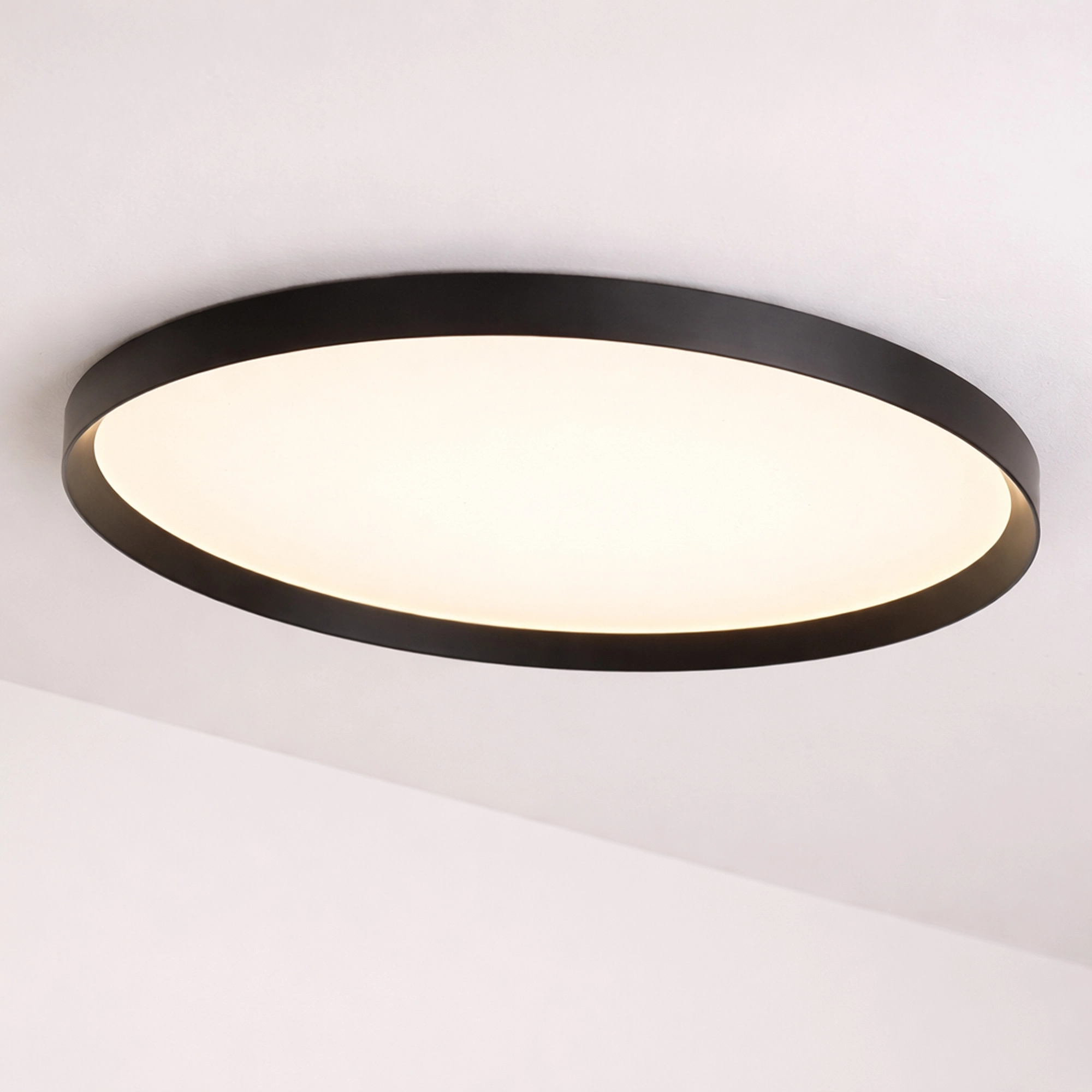 Elegante Deckenlampe Prisma schwarzer Ø 45 cm Lyora 5053423315263