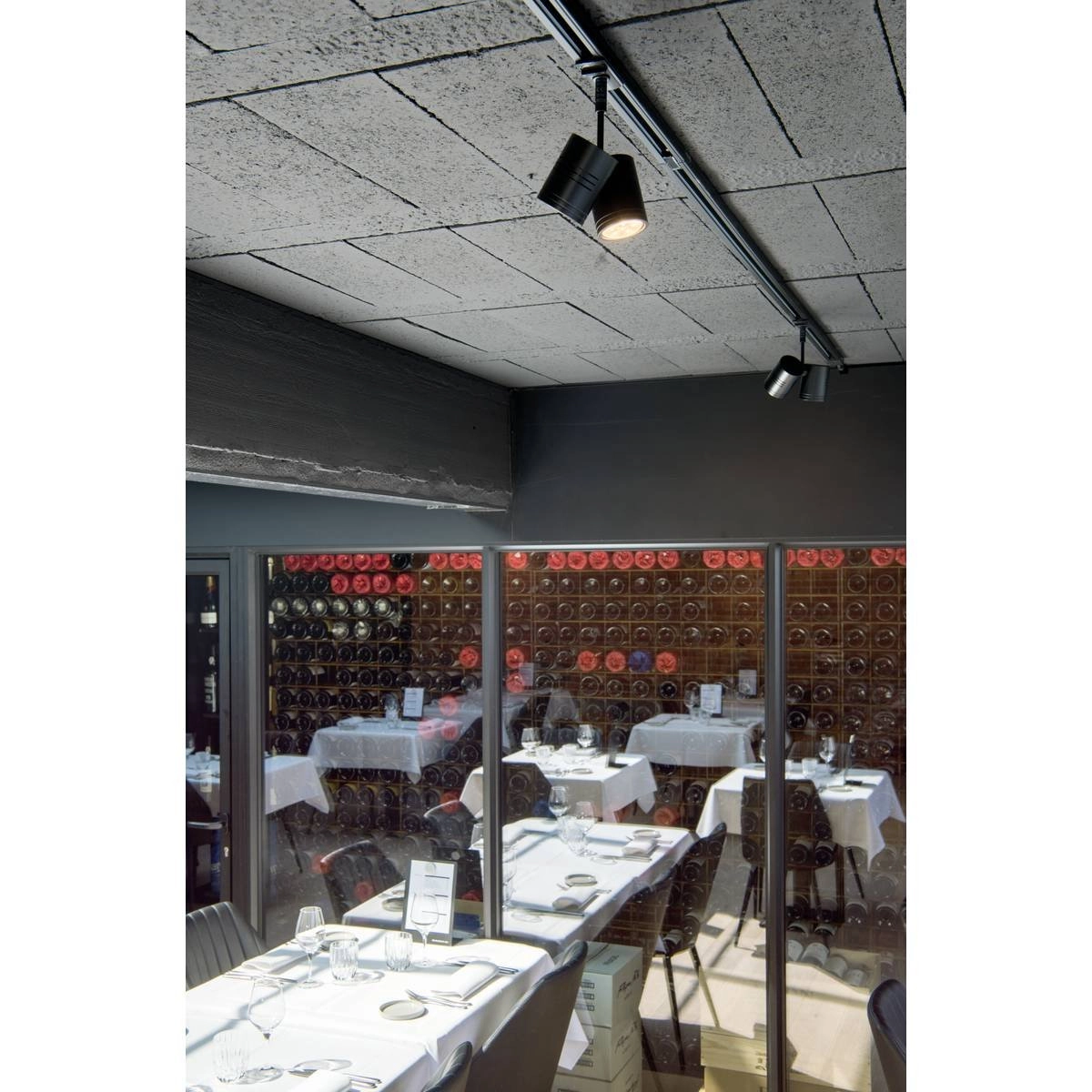 Schienenspot doppelt Bima 2 1-phasig schwarz SLV 4024163144759