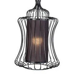 Handlampe mit Stoff Abi Ø 26cm Lyora 5903139887090