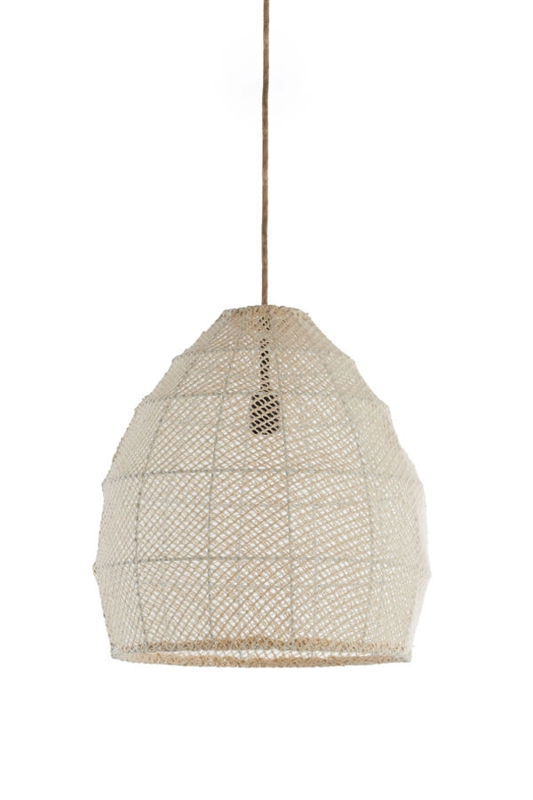 Japandi Pendelleuchte Makassar creme Ø 42cm Light & Living 8717807706432