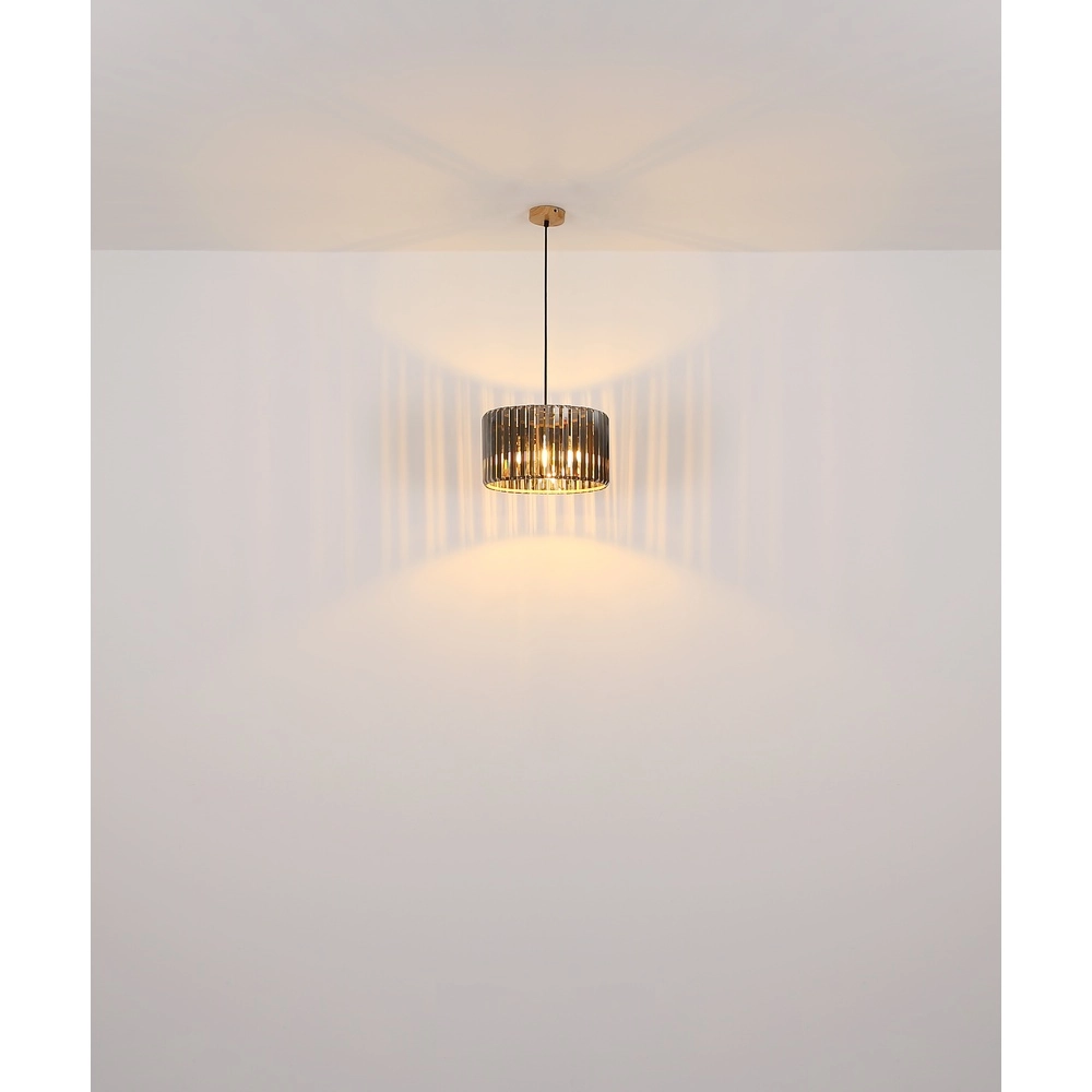 Pendellampe Run Holz Ø 35cm Globo 9007371513963
