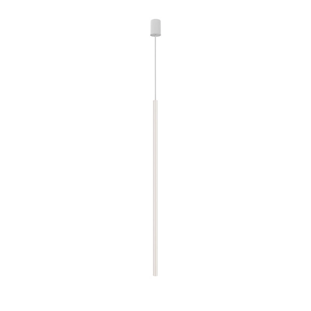 Schlanke Hängelampe Laser XL 2,5cm weiß