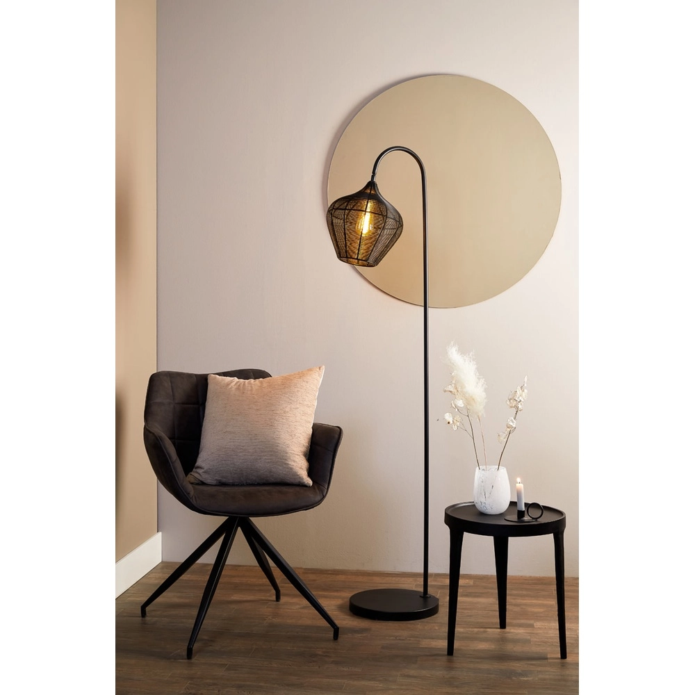 Stehlampe Alvaro Schwarz Light & Living 8717807602635