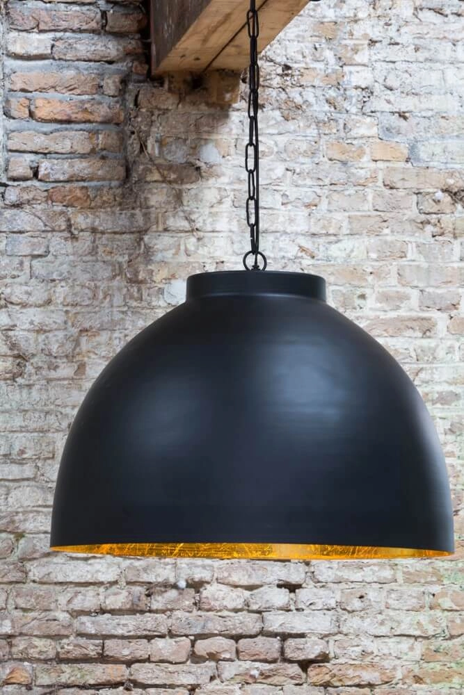 Country Pendelleuchte Kylie schwarz Ø 45cm