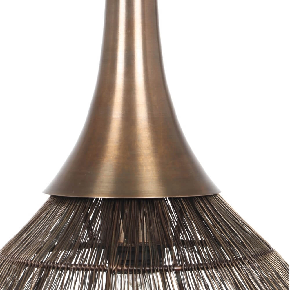 Runde Hängelampe Soraya Ø 42cm - Bronze Trio 4017807617467