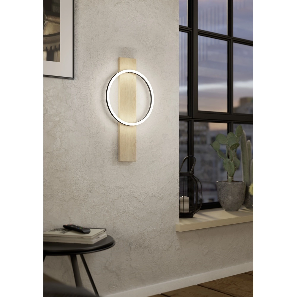 Wandlampe Boyal LED – mit Holzoptik Eglo 9008606327225