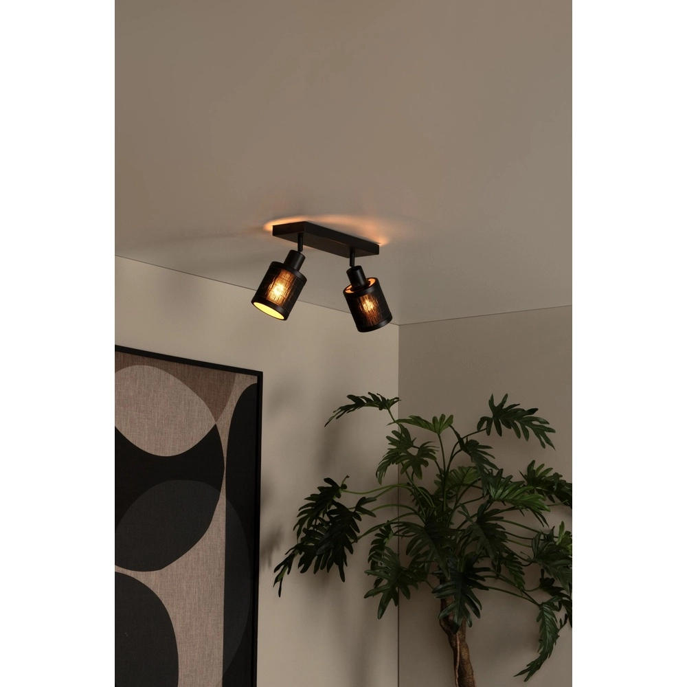 Deckenlampe Tagalog Doppelschwarz Lucide 5411212211675